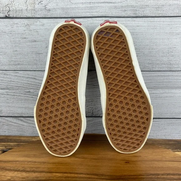 Vans Sk8 Hi Tapered Denim Destroy Winter Sky Sneaker Women’s Shoe Size 6.5 - Picture 10 of 11